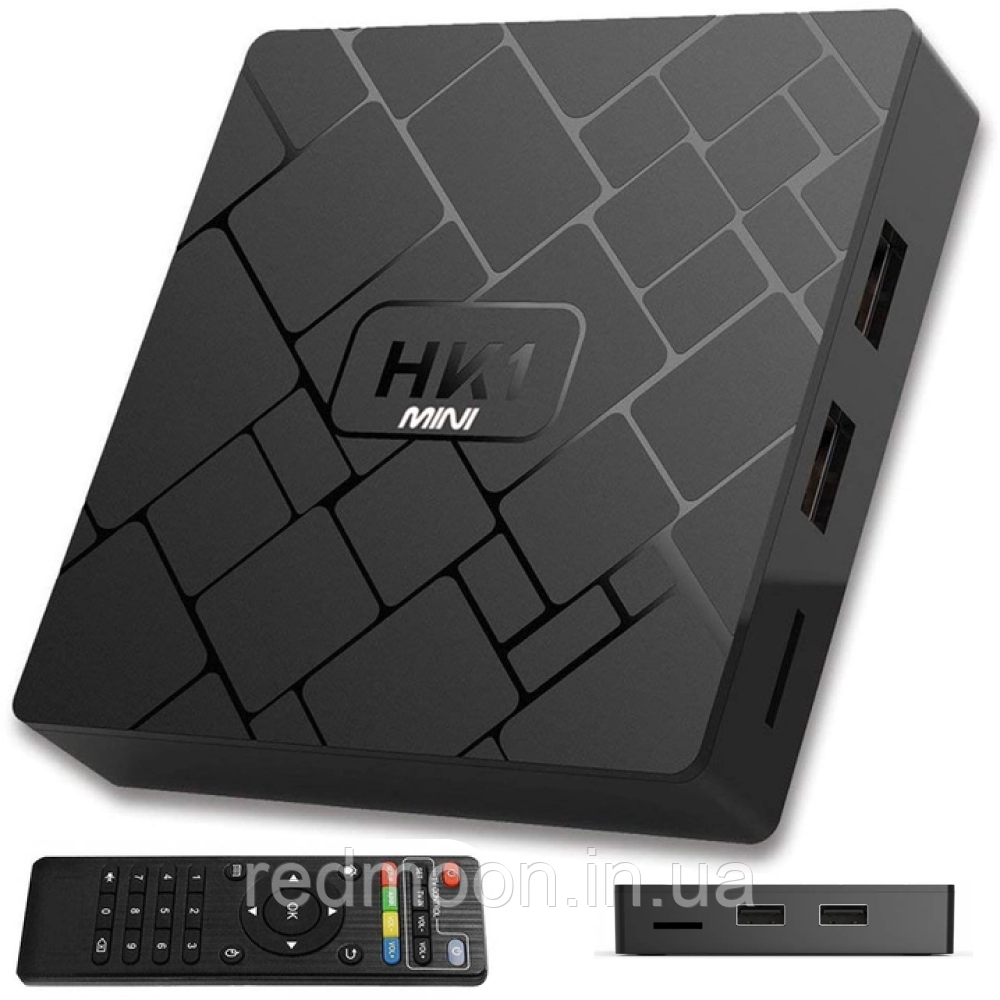 Смарт приставка HK1 MINI TV BOX, 2GB/16GB / Андроїд приставка для телевізора / Смарт бокс