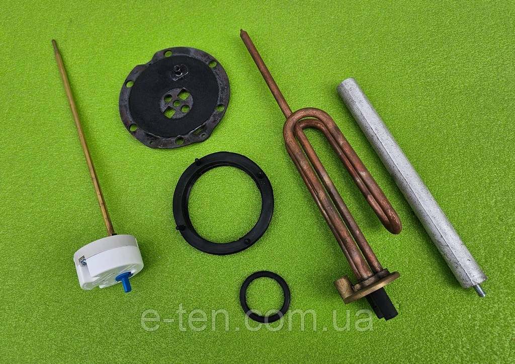 Ремкомплект №2 бойлерів ROUND,ATLANTIC (тен Kawai 1500W, оригінальний фланець, анод М6 Kawai, ущільнювачі, оригін. терморегулятор)