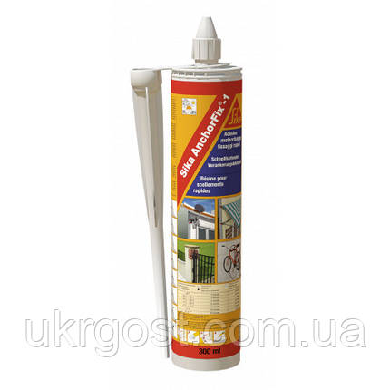 Анкер хімічний Sika AnchorFix-1 поліестеровий 300 мл (629926), фото 1