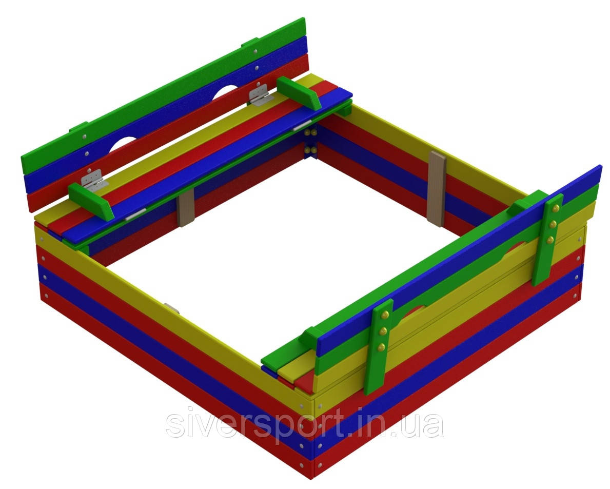 Пісочниця з кришкою-cидіннями SiverSport KID233.5, фото 1