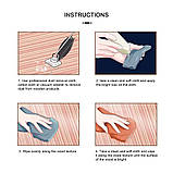 Поліроль воскова для меблів Beewax бджолиний віск, для відновлення зовнішнього вигляду дерева, 80g, фото 6