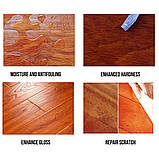 Поліроль воскова для меблів Beewax бджолиний віск, для відновлення зовнішнього вигляду дерева, 80g, фото 3