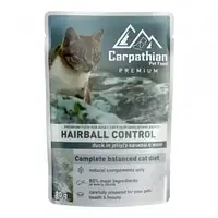 Carpathian Pet Food Hairball Control Duck Консерви для кішок з качкою для виведення шерсті 80 г