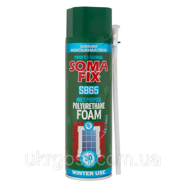 Піна монтажна ручна Soma Fix S865 зимова 500 мл