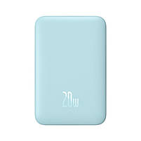 Повербанк з бездротовою зарядкою Baseus Magnetic Mini Air 20W 10000 mAh для iPhone, Blue, фото 6