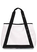 Белая повседневная сумка POOLPARTY Laguna из искусственной кожи (laguna-pu-white)