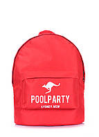 Городской рюкзак POOLPARTY красный (backpack-oxford-red)