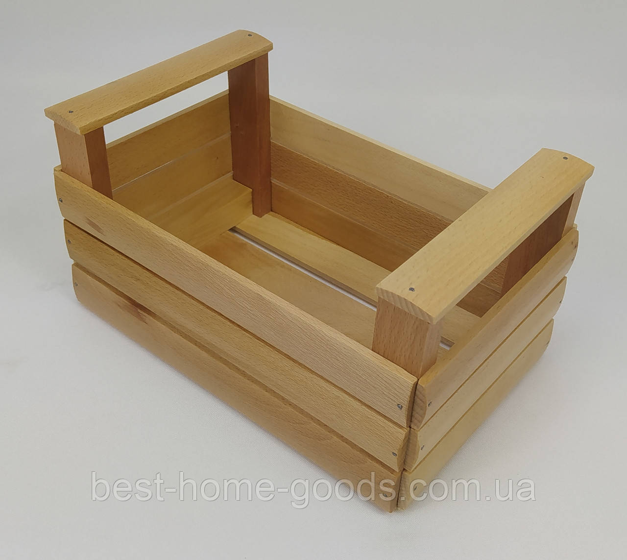 Декоративний ящик з дерева | Органайзер для дому | Для квітів, фруктів та зберігання речей | Ручна робота, фото 1