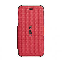 Защитный чехол на смартфона красный из искуственной кожи+силикон для iPhone 7 Plus/8 Plus