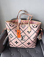 Женская Сумка Louis Vuitton Neverfull Pink