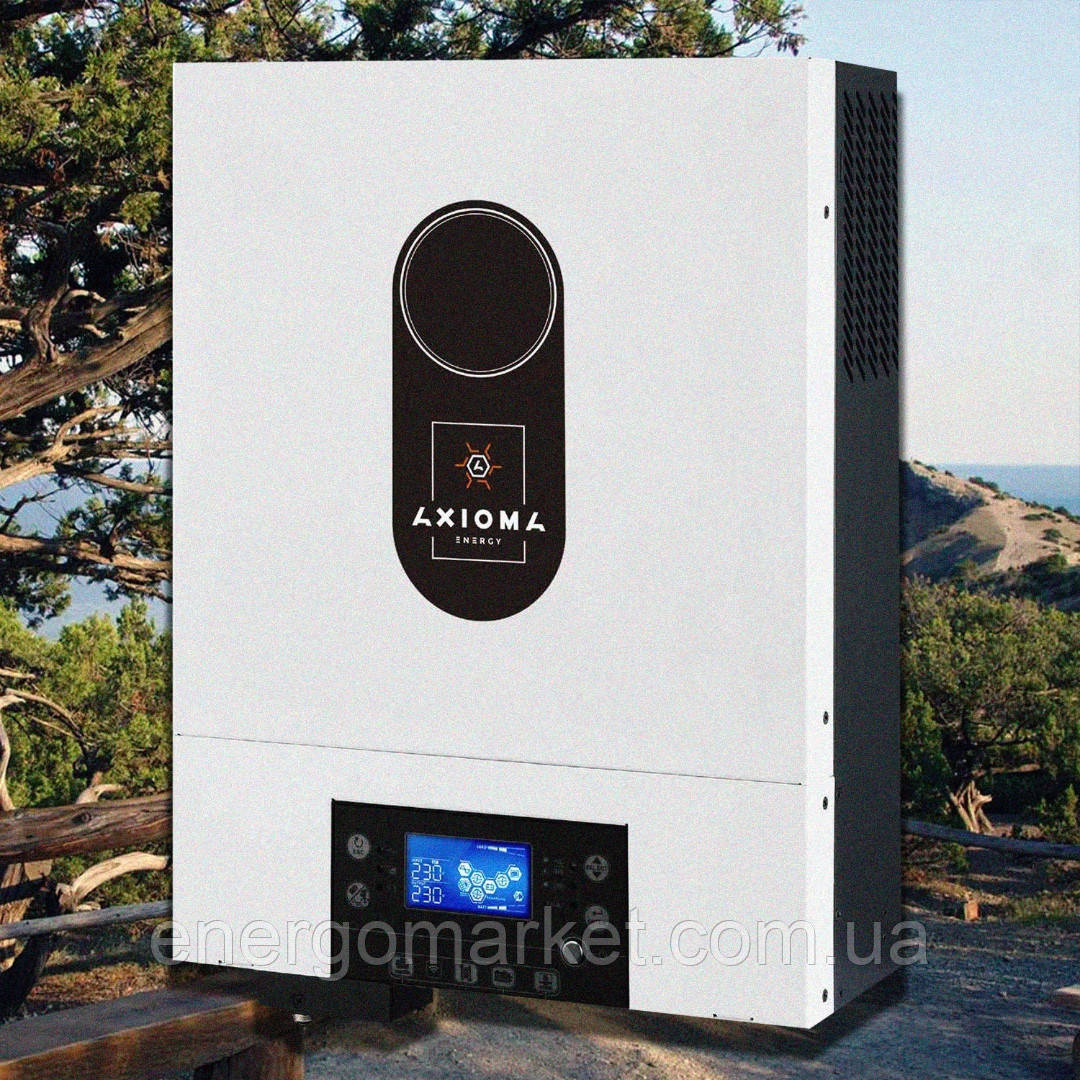 Гібридний однофазний інвертор Axioma 6000Вт ISMPPT BF DOU G 6000 (6 кВт/48В)