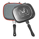 Сковорода Crown Baccara складана з антипригарним покриттям подвійна, чорна 28 см (4734-4), фото 3