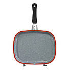 Сковорода Crown Baccara складана з антипригарним покриттям подвійна, чорна 28 см (4734-4), фото 5