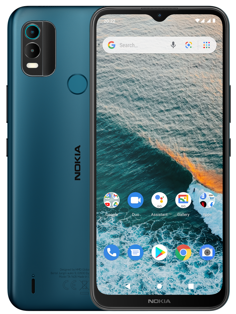 Мобільний телефон Nokia С21 Plus 3/32 Dark Cyan синій