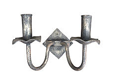 Бра на дві лампи свічки настінне