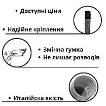 Швабра для вікон на телескопічній ручці 2м Згін для миття вікон 35см Швабра для миття вікон якісна, фото 4