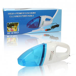 Автомобільний пилосос high-power vacuum cleaner portable Синій
