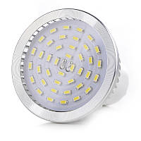 Лампочка GU10 LED 4.9W 40 PCS CW MR16 SMD3014 CCD