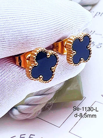 Сережки Stainlees Steel преміум (14-К), фото 1