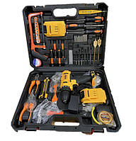 Аккумуляторный шуруповерт DeWALT DCD791 (24V, 5AH) с набором инструментов Девольт