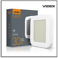 LED світильник ART IP65 квадратний VIDEX 30W 5000K