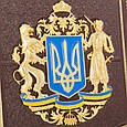 Подарунковий набір графін з чарками в шкіряному подарунковому футлярі "Україна", фото 6