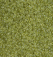 01152 чешский бисер Preciosa 10 грамм прозрачный оливковый