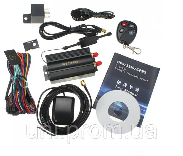 GPS трекер GPRS спутниковая авто сигнализация GSM без абон платы TK103 ...