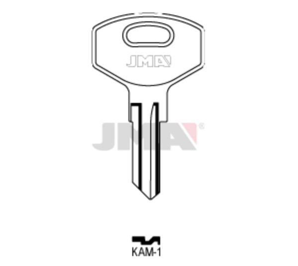 Заготовка ключа КАМАЗ - KAM-1 JMA, фото 1