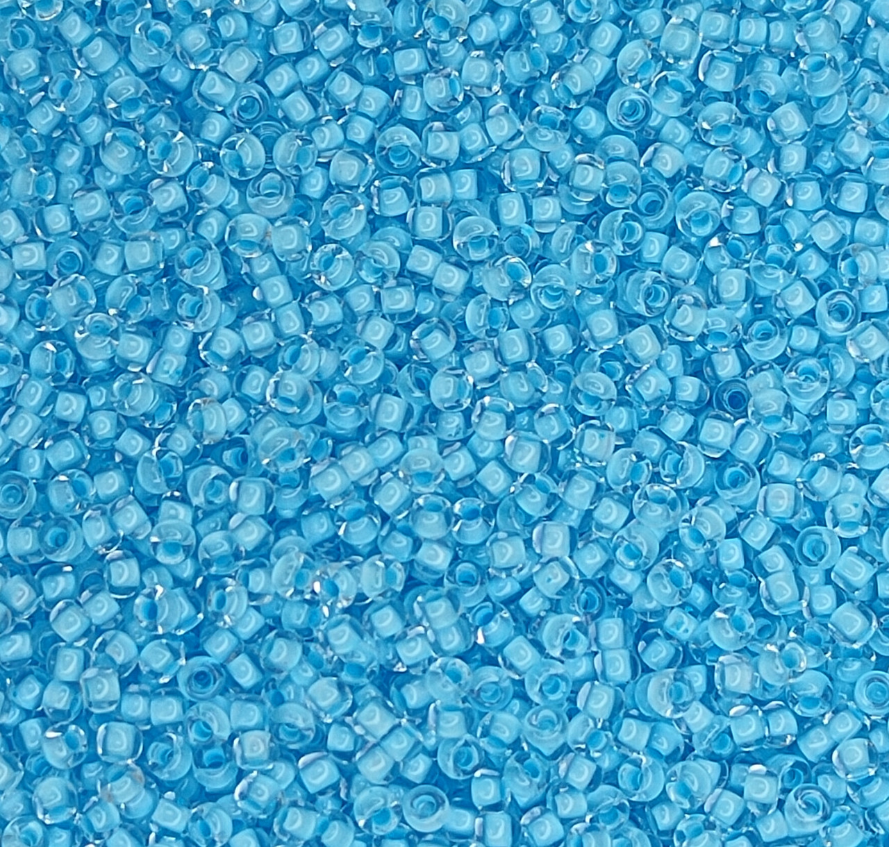 38362 чеський бісер Preciosa 10 грам профарбований блакитний