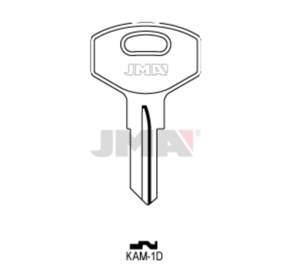 Заготовка ключа КАМАЗ - KAM-1D JMA, фото 1