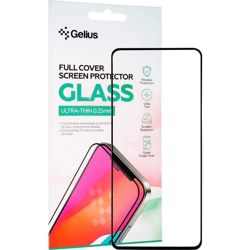 Захисне стекло Gelius Full Cover Xiaomi Redmi Note 9 Pro, 9s Black 0.25mm