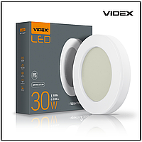 LED світильник ART IP65 круглий VIDEX 30W 5000K