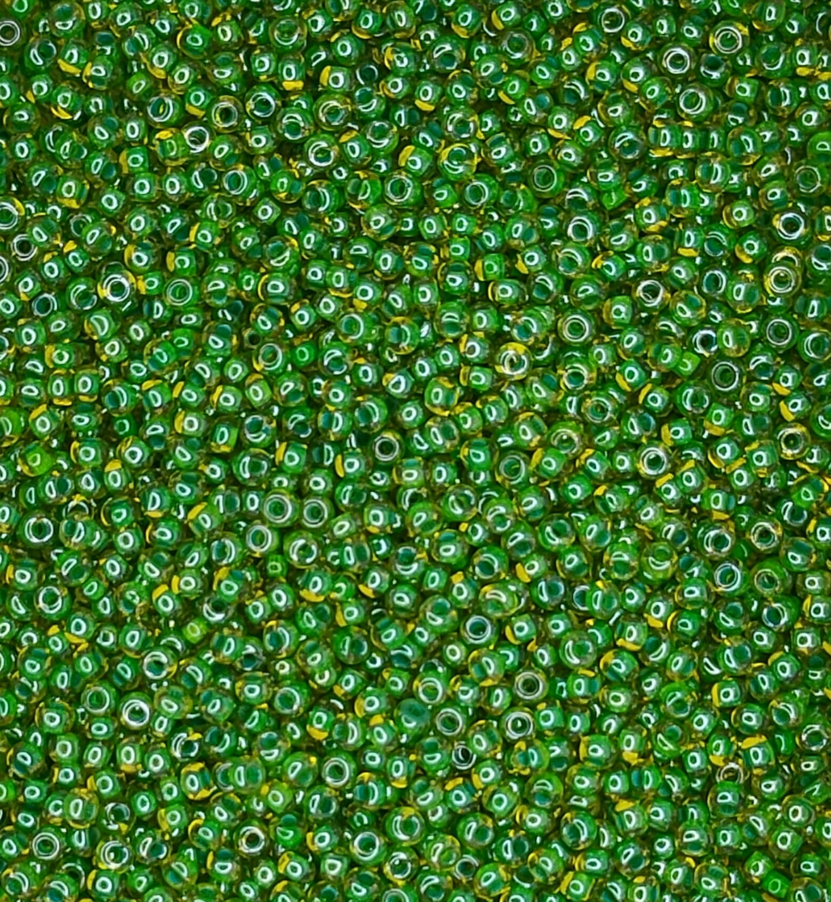 81012 чеський бісер Preciosa 10 грам хамелеон зелений