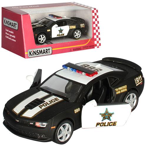 Колекційна металева машинка 12 см KINSMART KT5383WP chevrolet camaro police, фото 1