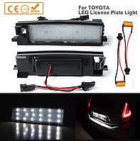 LED подсветка номера для TOYOTA (Тойота) Aygo, Auris, Avalon, Corolla, iQ, RAV4, Yaris