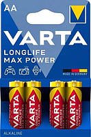 Батарейки Varta AA Alkaline Longlife Max Power 1шт. №LR6