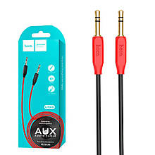 Аудіо-кабель AUX HOCO UPA11 (1 м) для передачі даних Чорний