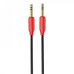 Аудіо-кабель AUX HOCO UPA11 (1 м) для передачі даних Чорний, фото 2