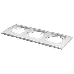 Рамка 3-місна Marshel Ideal біла FI-3-W