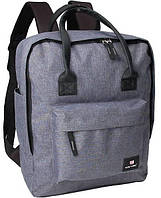 Молодежный рюкзак-сумка трансформер 16L Corvet серый Лучшая цена