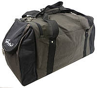 Дорожньо-спортивна сумка Wallaby 59 л хакі з чорним 447-4