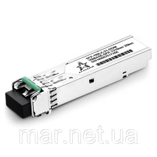 Модуль оптичний SFP 100Base-LX 1310nm 20km DOM LC DDM Alistar, фото 1