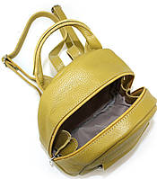 Кожаный рюкзак женский Borsacomoda 3 л салатовый Лучшая цена