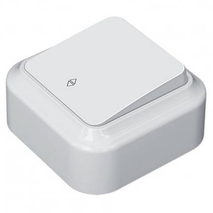 Вимикач Marshel MAGLEV (МАГЛІВ) накладний 1 кл. прохідний VO10-137, фото 2