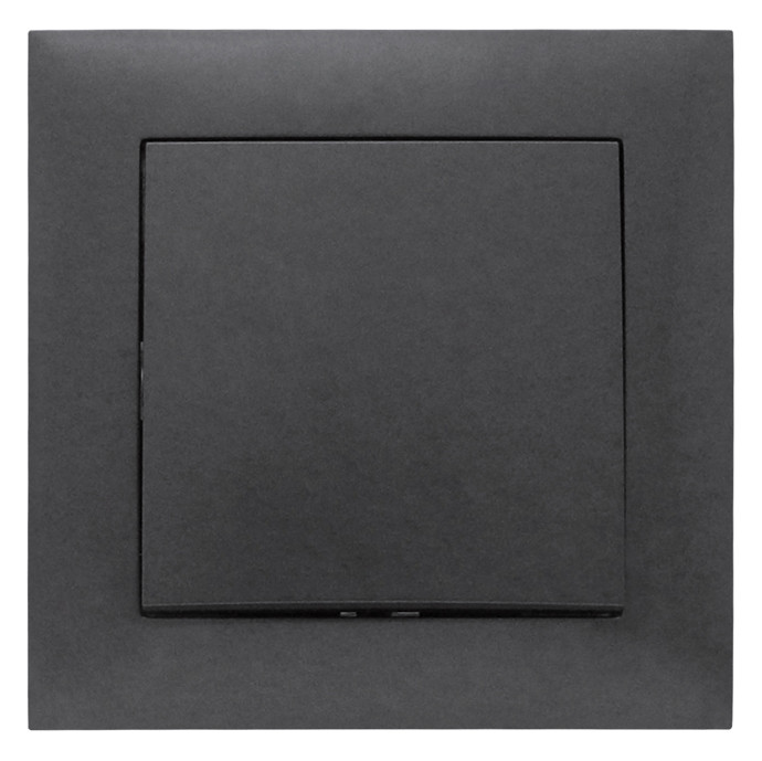 Вимикач Marshel Ideal 1 кл. графіт VS10-290-G