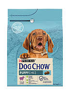 Сухой корм Dog Chow Puppy для щенков с ягненком 2.5 кг