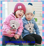 Дитяче худі толстовка тепла кофта для дівчинки та хлопчика, фото 3