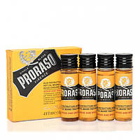 Масло для бороды Proraso Hot Wood & Spice Beard oil 4 х 17 мл