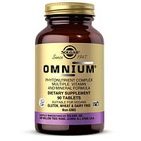 Витамины и минералы Solgar Omnium Phytonutrient Complex Multiple Vitamin and Mineral Formula, 90 таблеток